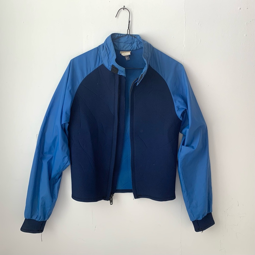 80s / 90s vintage L.L.Bean kayaking / sailing jacket - wetsuit scuba fabric